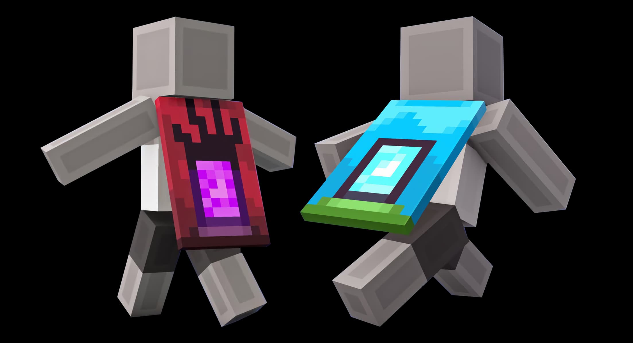 Minecraft Character with Premium Cape
