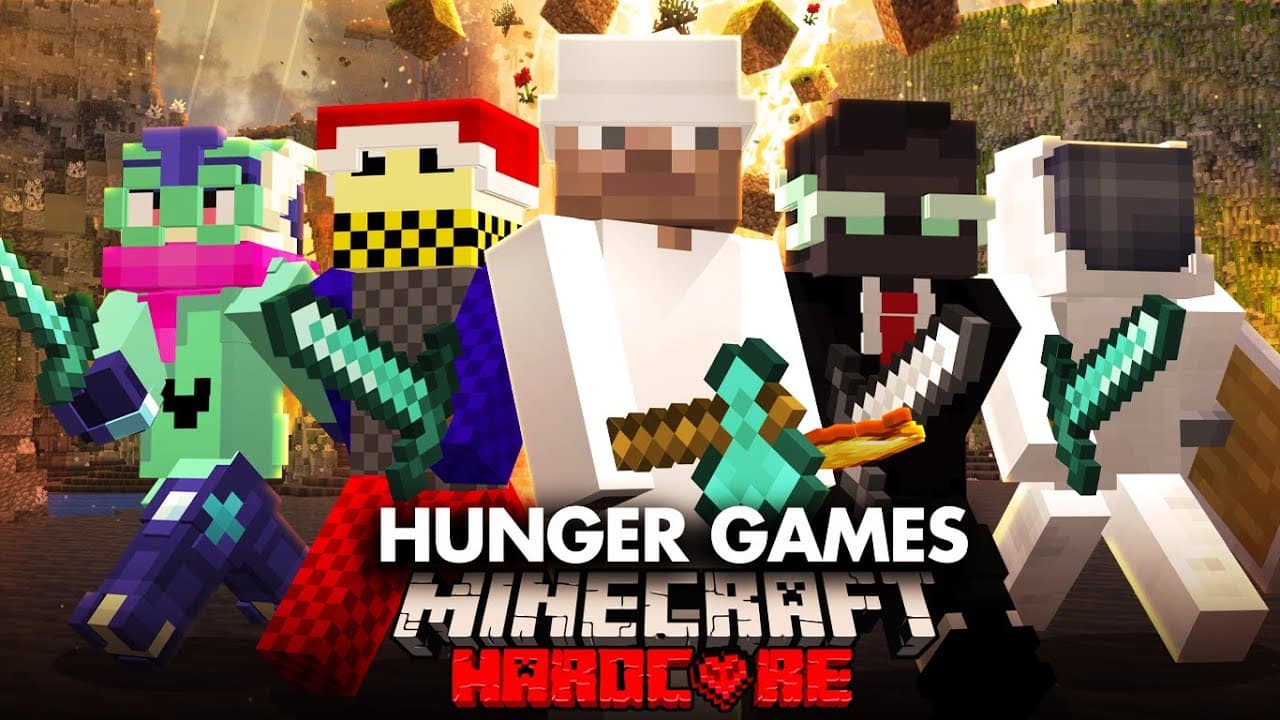 100 Players Simulate Minecraft's Ultimate Hunger Games