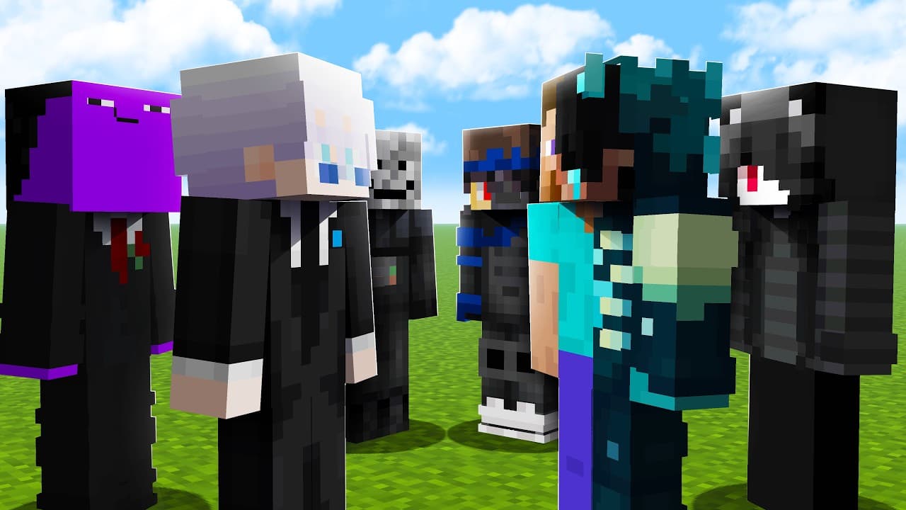 Minecraft Retired Pros VS New Pros - (Who's Better)